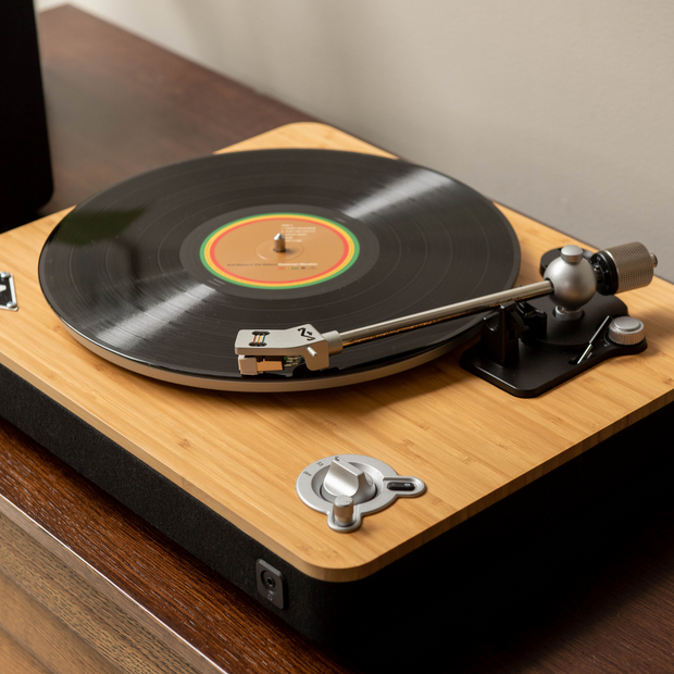 Recycled Bamboo Stir It Up Wireless Bluetooth Turntable Recycled Bamboo Stir It Up Wireless Bluetooth Turntable