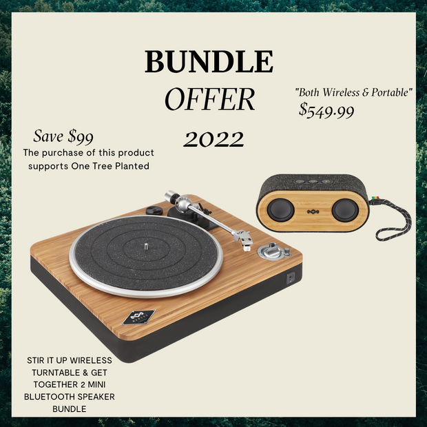 Stir It Up Wireless Turntable With Bluetooth