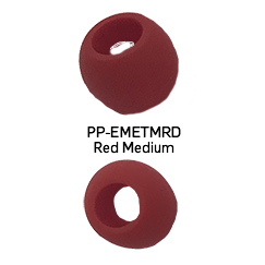 RED REPLACEMENT RUBBER EAR TIPS